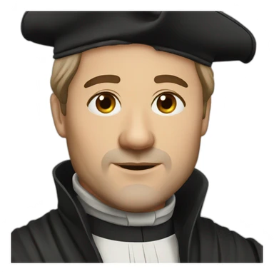 German martin luther sticker
