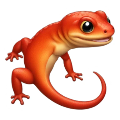 Red Salamander sticker