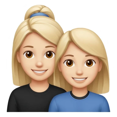 Sister brother sticker