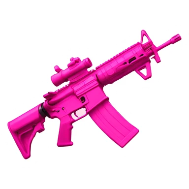 Pink AR 15 sticker