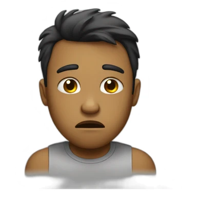 cry and sad at the same time sticker