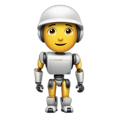 robot newspaper delivery boy sticker