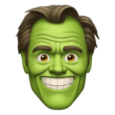 Jim Carrey the mask sticker