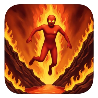 Diving into hell sticker