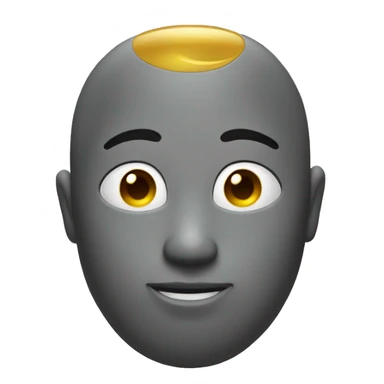 A bean with a halo wrapped around it sticker