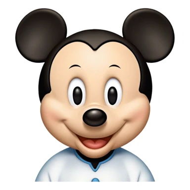 Mickey Mouse wishing my mother Happy birthday  sticker