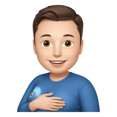 pregnant elon musk man sticker