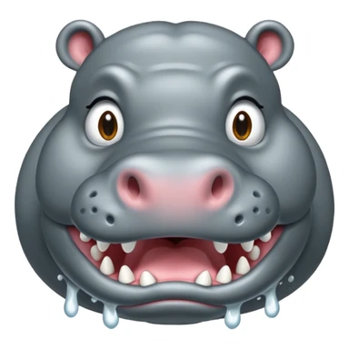 hungry hippo sticker