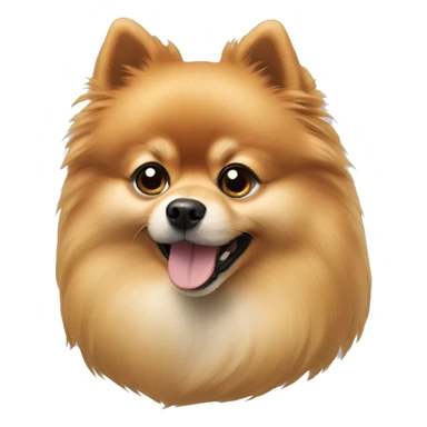 The Pomeranian dog sticker