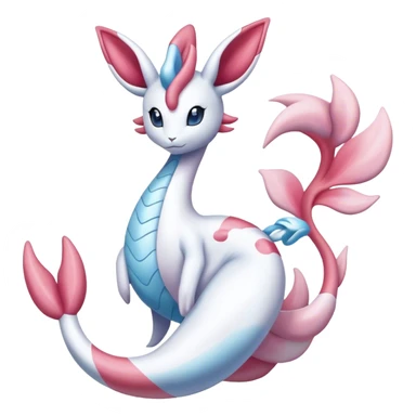 Milotic-Sylveon-Primarina-Dragonair-Pokémon full body sticker