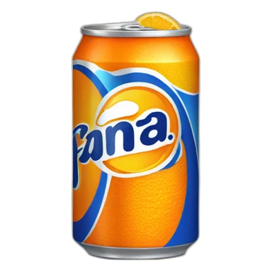 Canette de fanta sticker