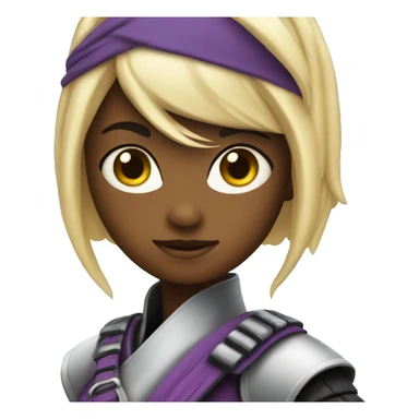 Princess ninja sticker