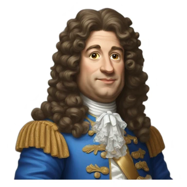 rocky Louis XIV sticker