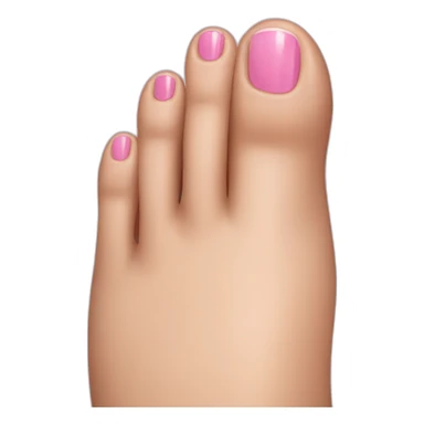 realistic toenails sticker