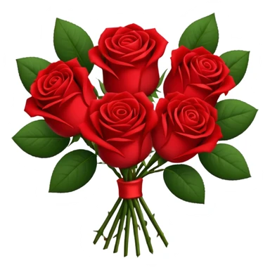 bouquet of roses sticker