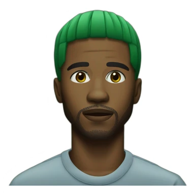 Frank ocean with The green-headed sticker