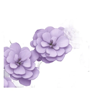 pale purple flower bouquet  sticker