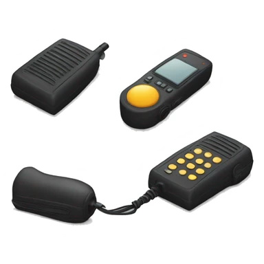 80's Walkie talkie sticker