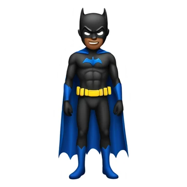 Bat man standing sticker