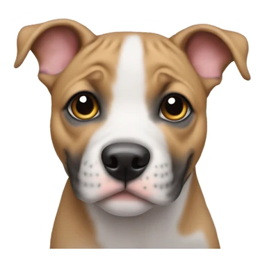 staffy puppy  sticker