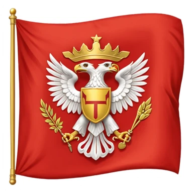 peux tu me générer le drapeau de l'empire romain sticker