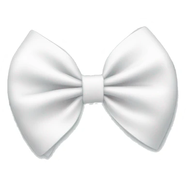 cute white bow sticker