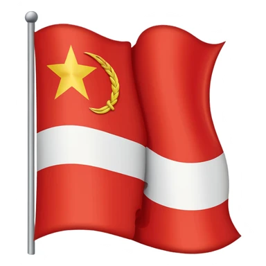 Wavy soviet union flag emoji sticker