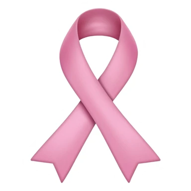 Lazo rosa cáncer mama sticker