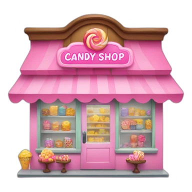 candy shop sticker