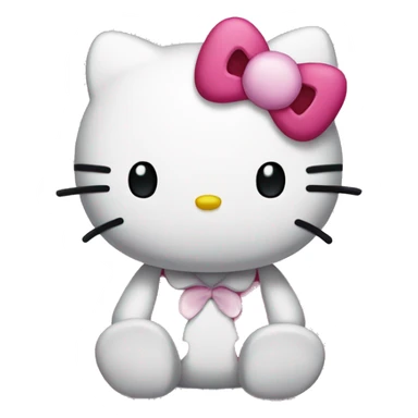 Sad hello kitty sticker