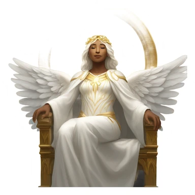 Thrones white angel sticker