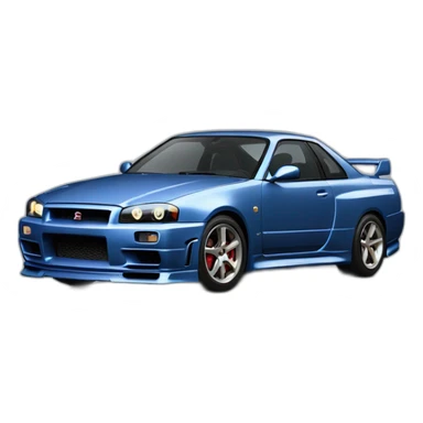 Nissan r34 sticker
