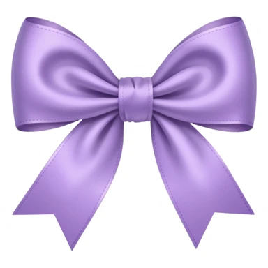 artsy bow delicate pastel purple colour sticker