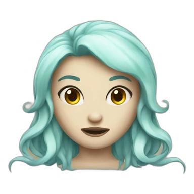 siren evil mythical creature sticker