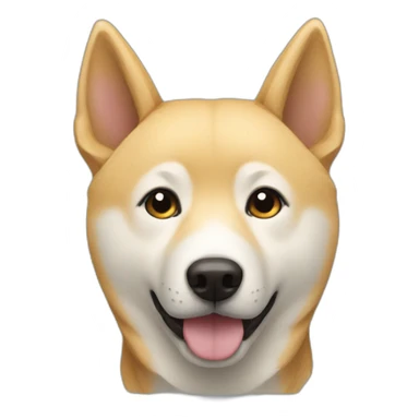 Jindo dog sticker