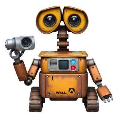 WALL-E Robot, no background sticker