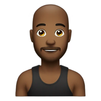 my friend black sticker