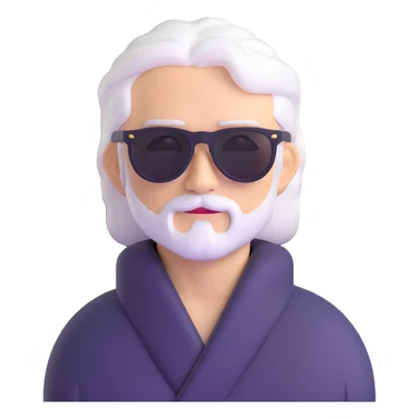 Satoru Gojo with sunglasses and white hair from Jujutsu Kaisen sticker