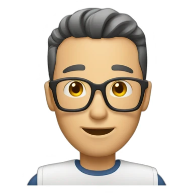 man taking selfie sticker