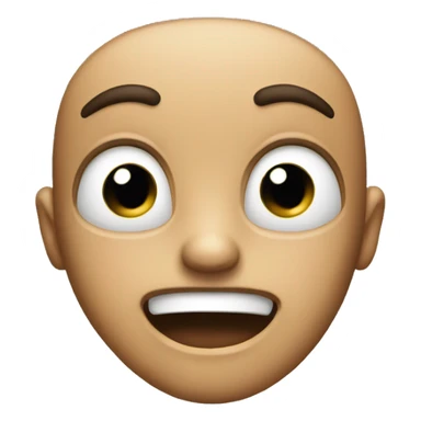 Surprise face sticker