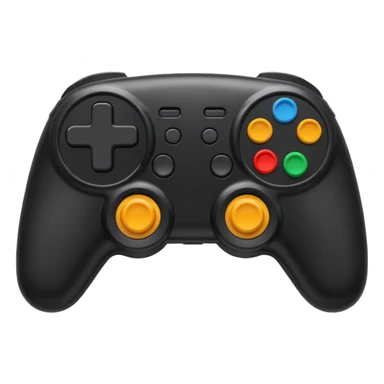 black game pad sticker