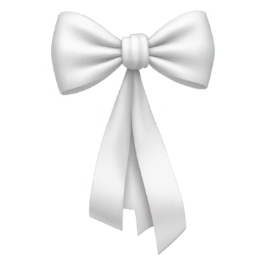 ￼White bow sticker