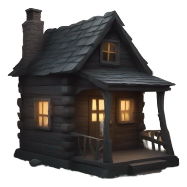Haunted Cabin in the woods  sticker
