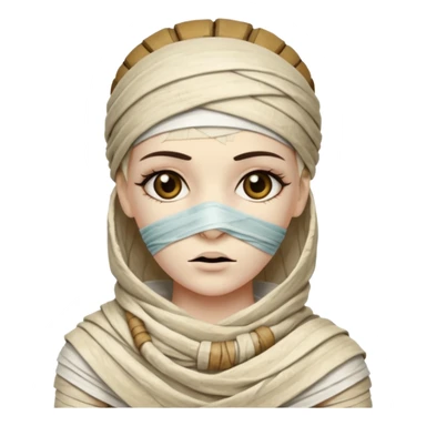 mummy girl sticker