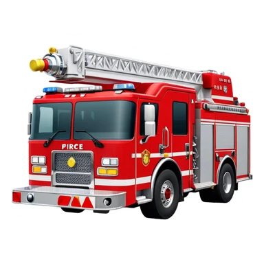 Fire Engine - Pierce Enforcer Pumper (Model Year: 2021) (Iconic colour: Red) sticker