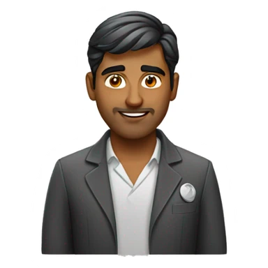 IT Professiona indian guy sticker
