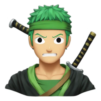 Zoro One piece sticker