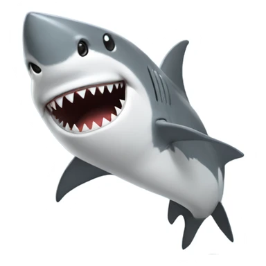Shark breakdancing sticker