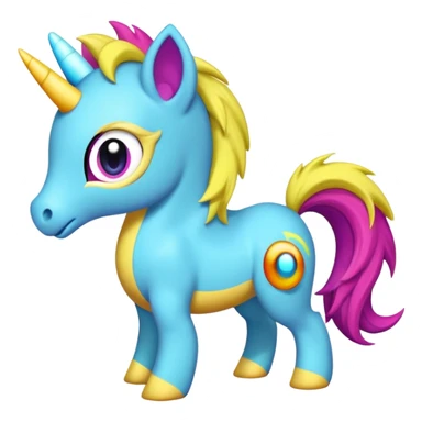 Brony-Fakémon-hybrid-creature (full body)  sticker