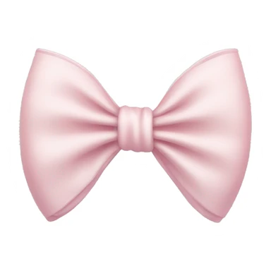 thin light pink bow sticker